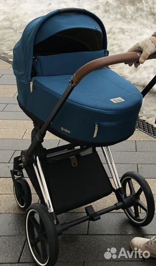 Люлька на коляску cybex Priam 4 mountain blue