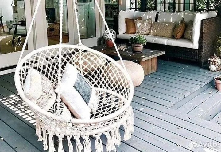 Садовые качели подвесные