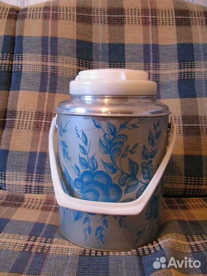 Термос суповой, металлическая колба, СССР, 3 литра