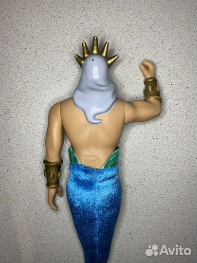 Тритон кукла дисней принцессы русалочки Ариэль