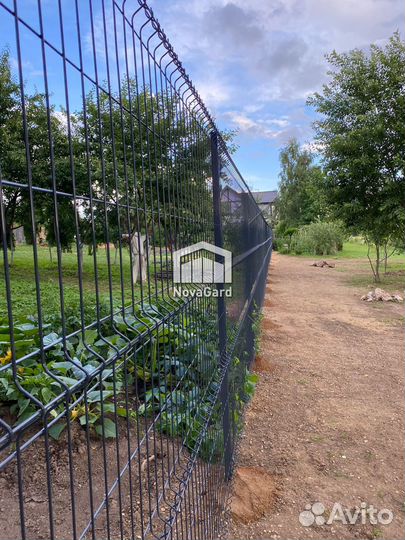 Забор сетка 3d