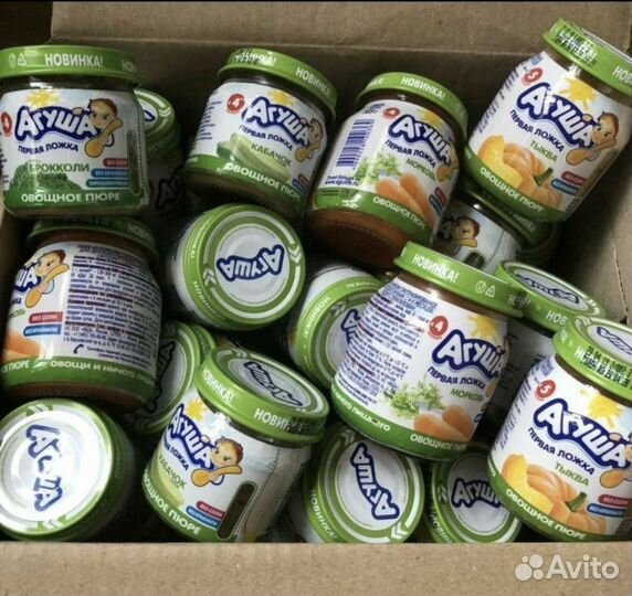 Детское питание Агуша овощное пюре