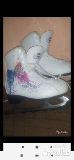 Коньки для девочки, р.30