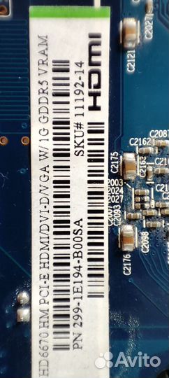 Видеокарта Sapphire Radeon HD 6670 800Mhz