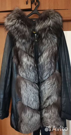 Кожаная куртка, пальто, шуба