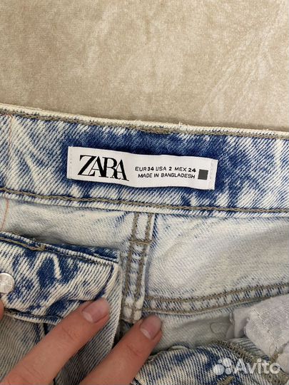 Джинсовые шорты zara