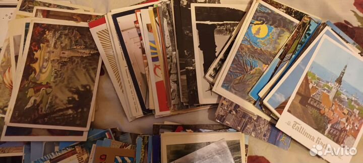 Открытк советские СССР, иностранные