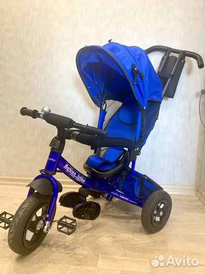 Детский велосипед 3 колесный с ручкой