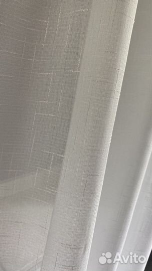 Шторы льняные