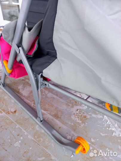 Детские санки коляска ника kids