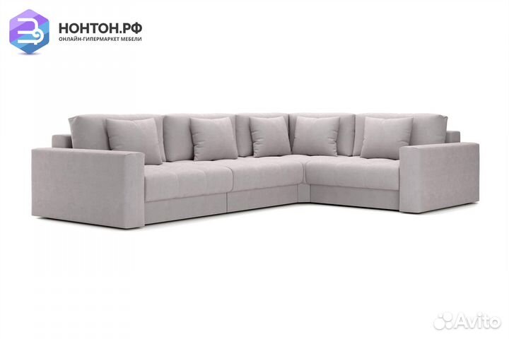 Диван угловой тик-так Монарх М3У1 бежевый