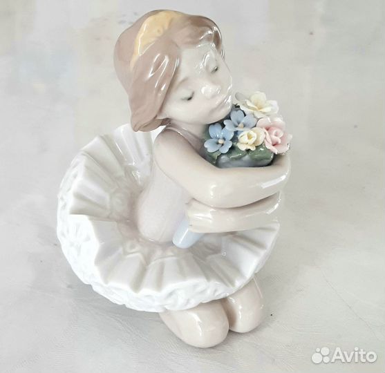 Винтаж: LLadro фарфоровая статуэтка. Балерина