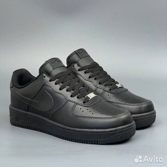 Nike Air Force 1 (черные)