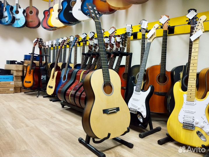 Новая гитара с широким грифом (Россия)