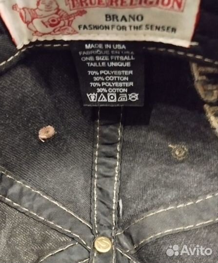 Новая кепка True religion будда с гитарой