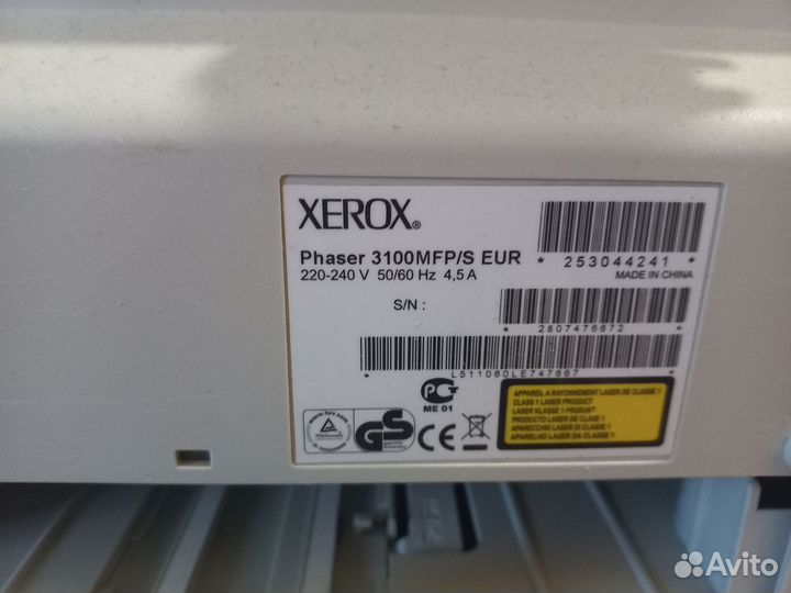 Принтер ксерокс на запчасти