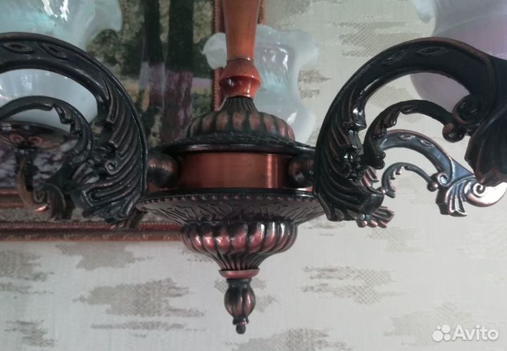 Люстра СССР под бронзу