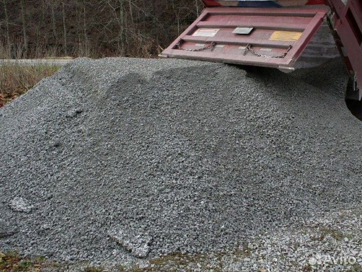 Щебень \ Отсев гранитный крупный от 3кубов