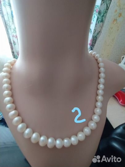 Бусы из натурального жемчуга