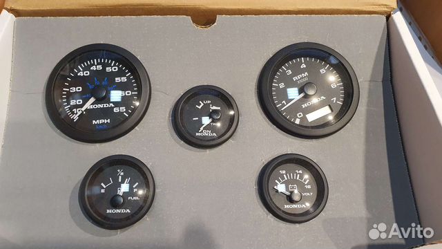 Комплект приборов Хонда 5шт. для лодочного мотора купить в Москве HONDA ...