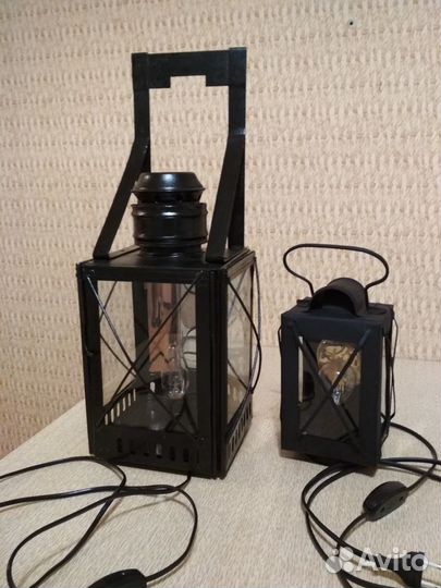 Светильники винтажные из старинных фонарей