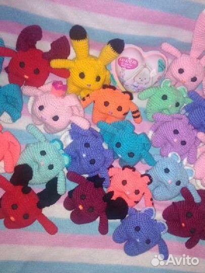 Игрушки вязаные малыши ручной работы