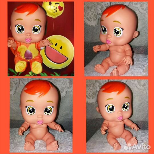Пупс Cry Babies плачущий и пупс Кьюпи