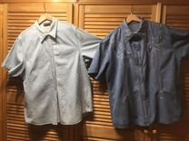 Рубашки женские, джинсовые, 56-58