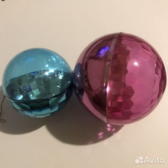 Елочные шары пластик