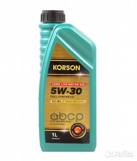 5W-30 full synthetic A5/B5 1л (синт. мотор