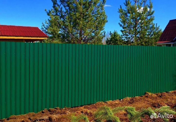 Забор из профнастила