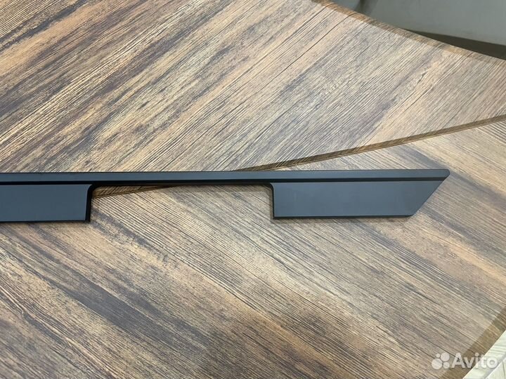 Мебельные ручки скобы черные 150-1200 мм