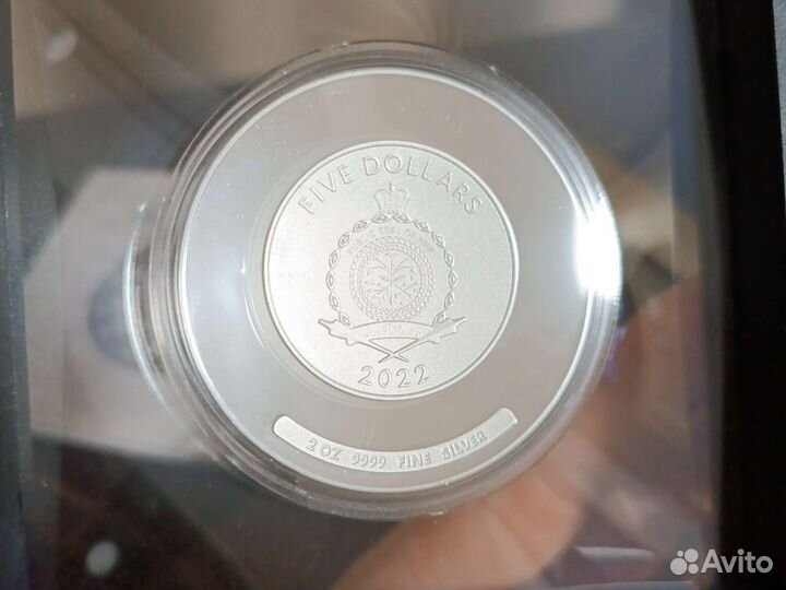 2022 Алгоритм Орёл и Дракон серебро 2 унции