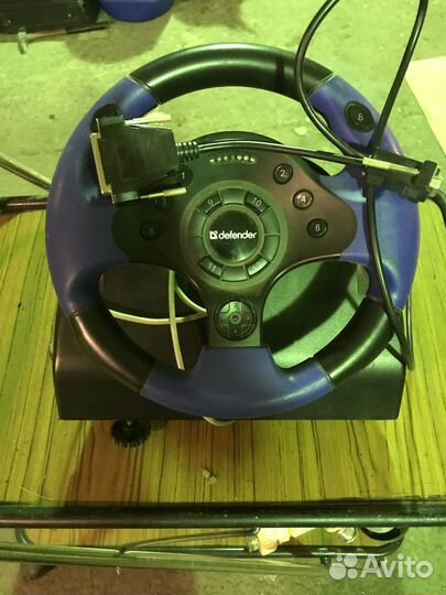 Игровой руль Defender Adrenaline Turbo для пк