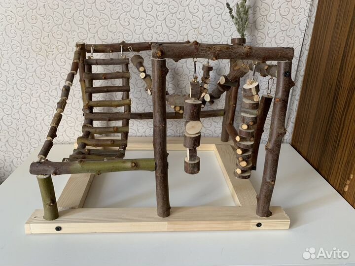 Качель и игрушки для птиц, Стенд для попугаев