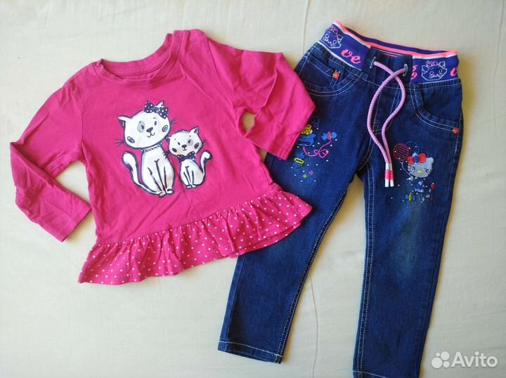 Одежда пакетом для девочки 92р
