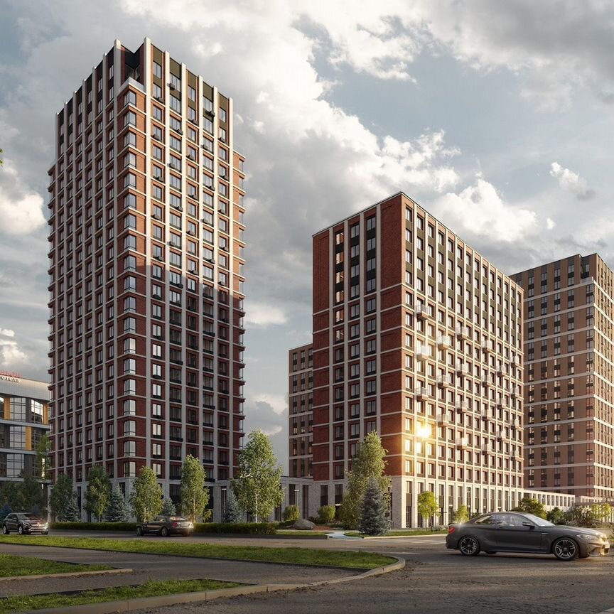 2-к. квартира, 64,8 м², 12/23 эт.