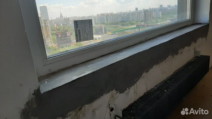 Штукатурка откосов и подоконников