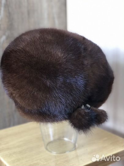 Шапка норковая женская 58 размер
