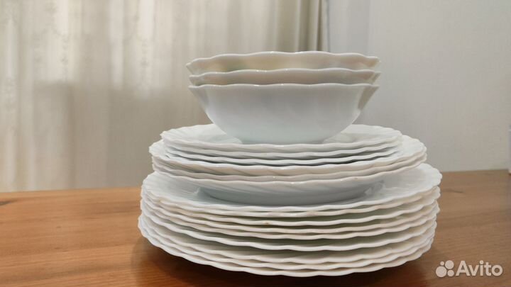 Набор столовой посуды luminark 19 предметов