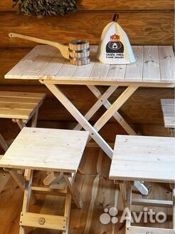 Комплект мебели для бани и дачи