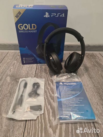 Наушники Sony Gold PS4/PS5