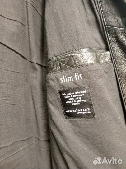 Кожаная куртка мужская весна осень