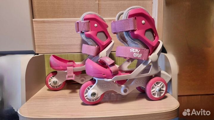 Детские раздвижные ролики Oxelo 26-28, 28-30