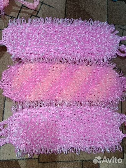 Мочалки для тела(бани) ручной работы