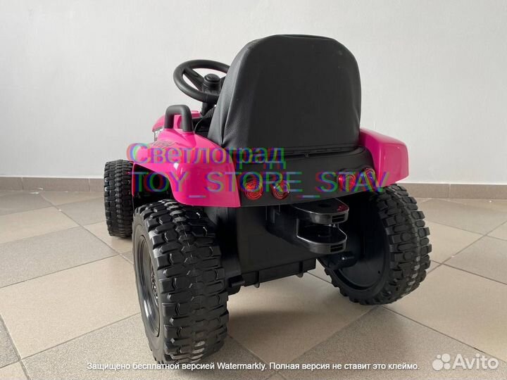 Детский трактор электромобиль H888HH Pink