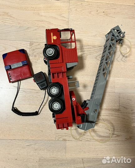 Машинки dickie toys самосвал и пожарная