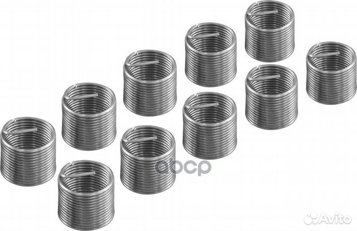 Набор вставок резьбовых M14x1.25, 10 предметов