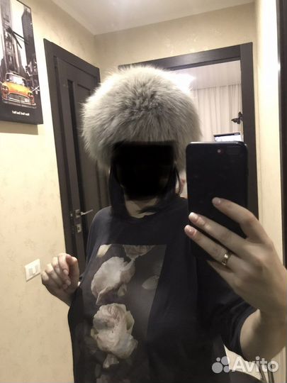 Шапка из чернобурки