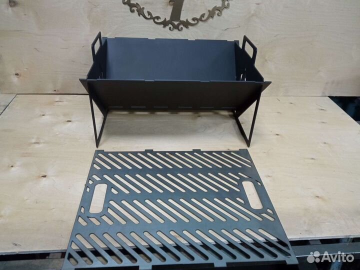 Мангал-гриль, 2в1, разборный